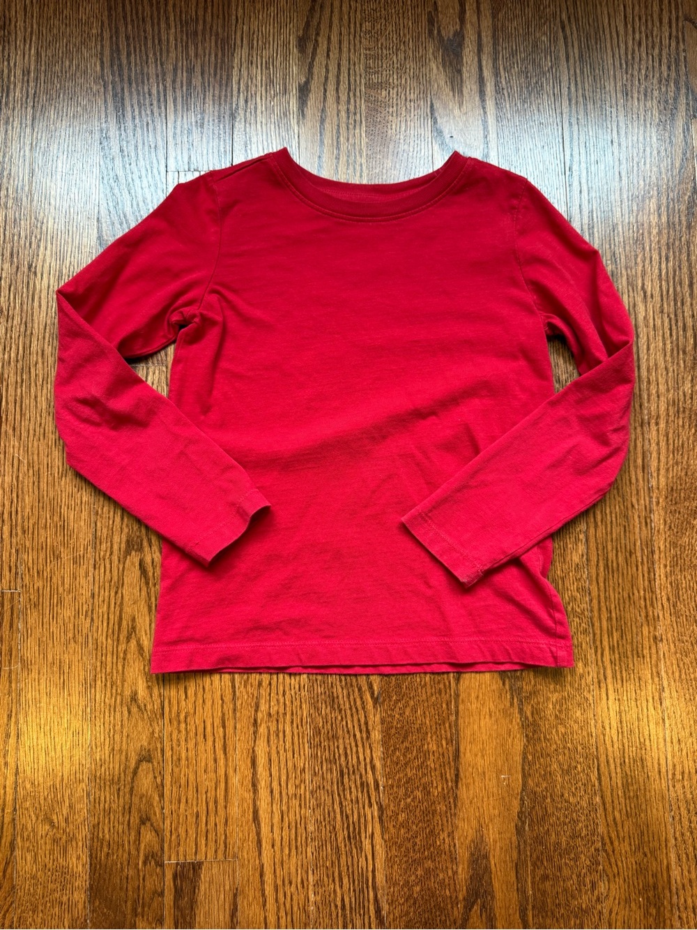 Primary Long Sleeve Red Tee 6-7 Years